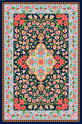 نقشه عددی قالیچه،k12-76