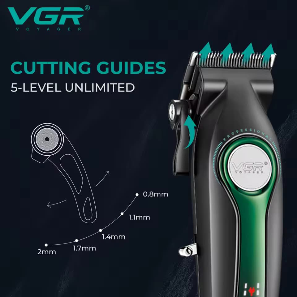 ماشین اصلاح حرفه ای ویجی آر مدل V_010 (گارانتی دار) — تصویر ۸