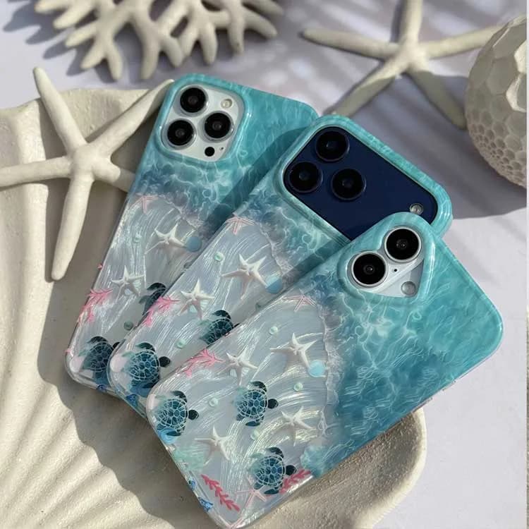 قاب هولوگرامی دریا مدل iPhone 15 Pro Max | قاب فانتزی شیک — تصویر ۳