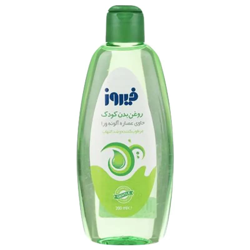 روغن بچه فیروز مدل عصاره آلوئهورا حجم 200 میلی لیتر بسته 2 عددی — تصویر ۶