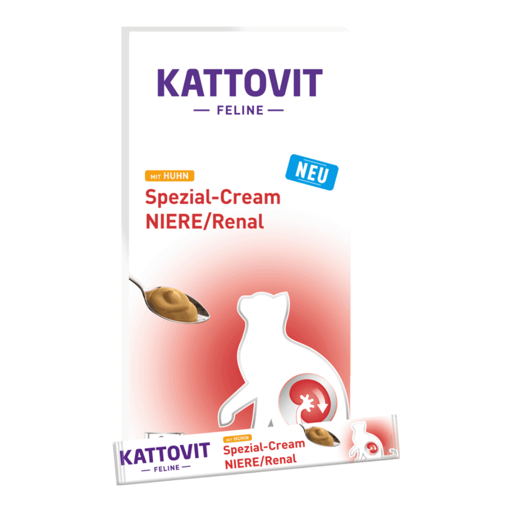 بستنی رنال گربه کتوویت با طعم مرغ | Kattovit Renal Cream Chicken