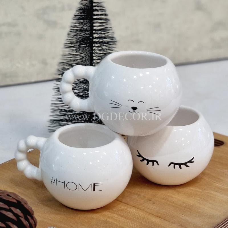 فنجان چای خوری سرامیکی فانتزی