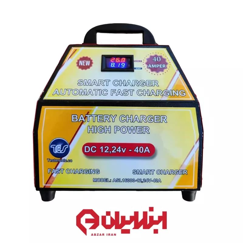 شارژر اتوماتیک باتری خودرو مدل TES-16000-40A-12/24v — تصویر ۲