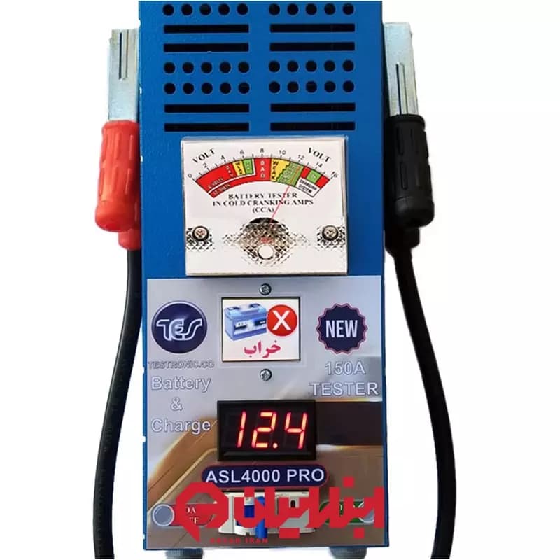 تستر پیشرفته سخنگو باتری و دینام خودرو آنالوگ و دیجیتال مدل TES-4000-150A pro-s — تصویر ۳