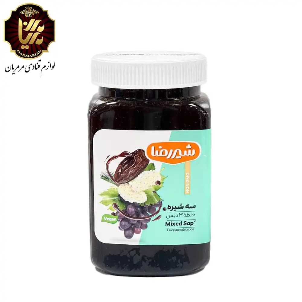 3 شیره شیررضا بسته 450 گرمی