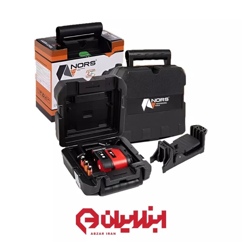 تراز لیزری 2 لاین رنگ سبز نورس مدل NR-DWG — تصویر ۲