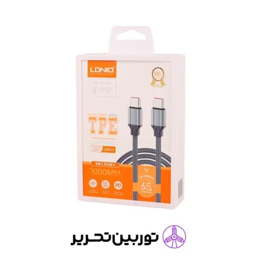 کابل دوسر Type C – برند LDINO — تصویر ۲