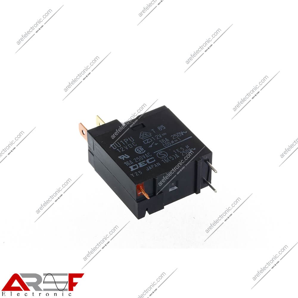رله شاخدار مدل DU1PU – 12V | 3PIN | 16A