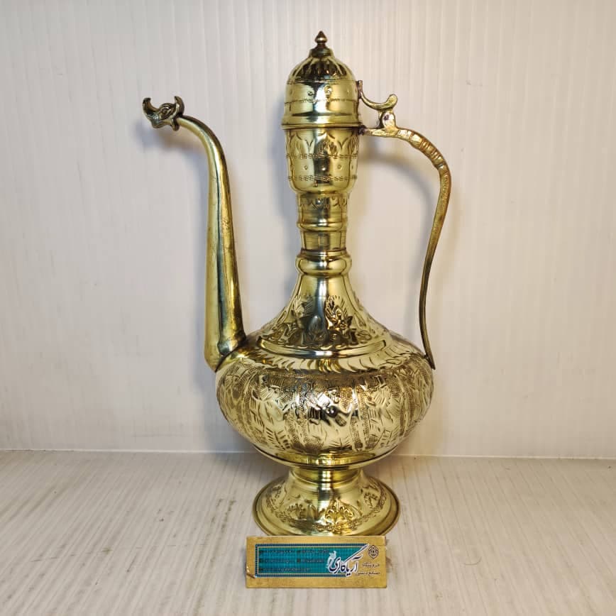 آفتابه دربدار برنجی 33سانت