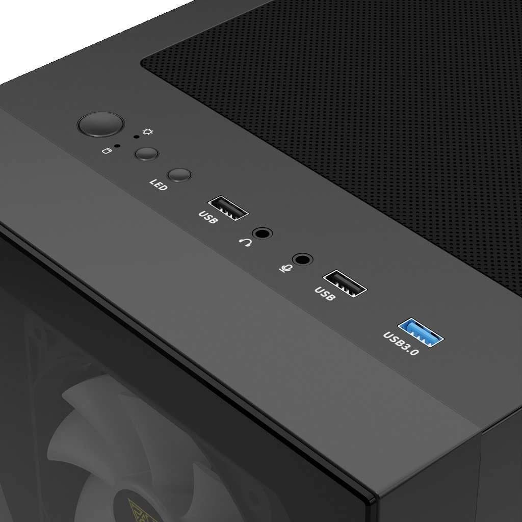 کیس گیمینگ میان رده i5 7600- b650 tuf plus wifi- 32GB DDR5- SSD 1TB- 5070 12GB کد G020-1 — تصویر ۴