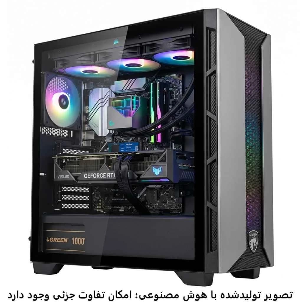 کیس گیمینگ میان رده B860MA- ULTRA 5 245K- 32GB DDR5- 1TB SSD- 5070 کد G009-1