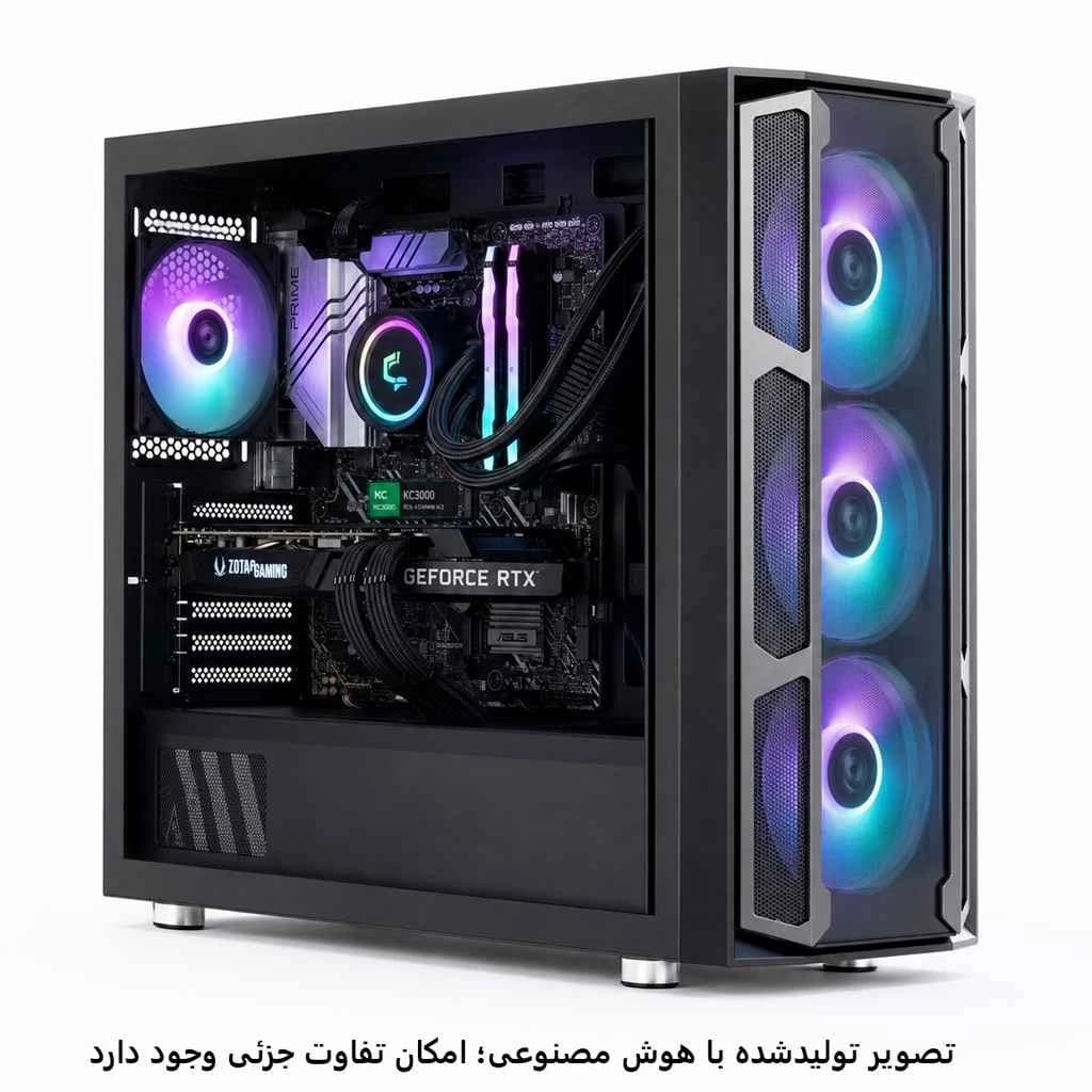 کیس گیمینگ Z790- 14700K- 32GB DDR5- 1TB- 5070 کد G004-1