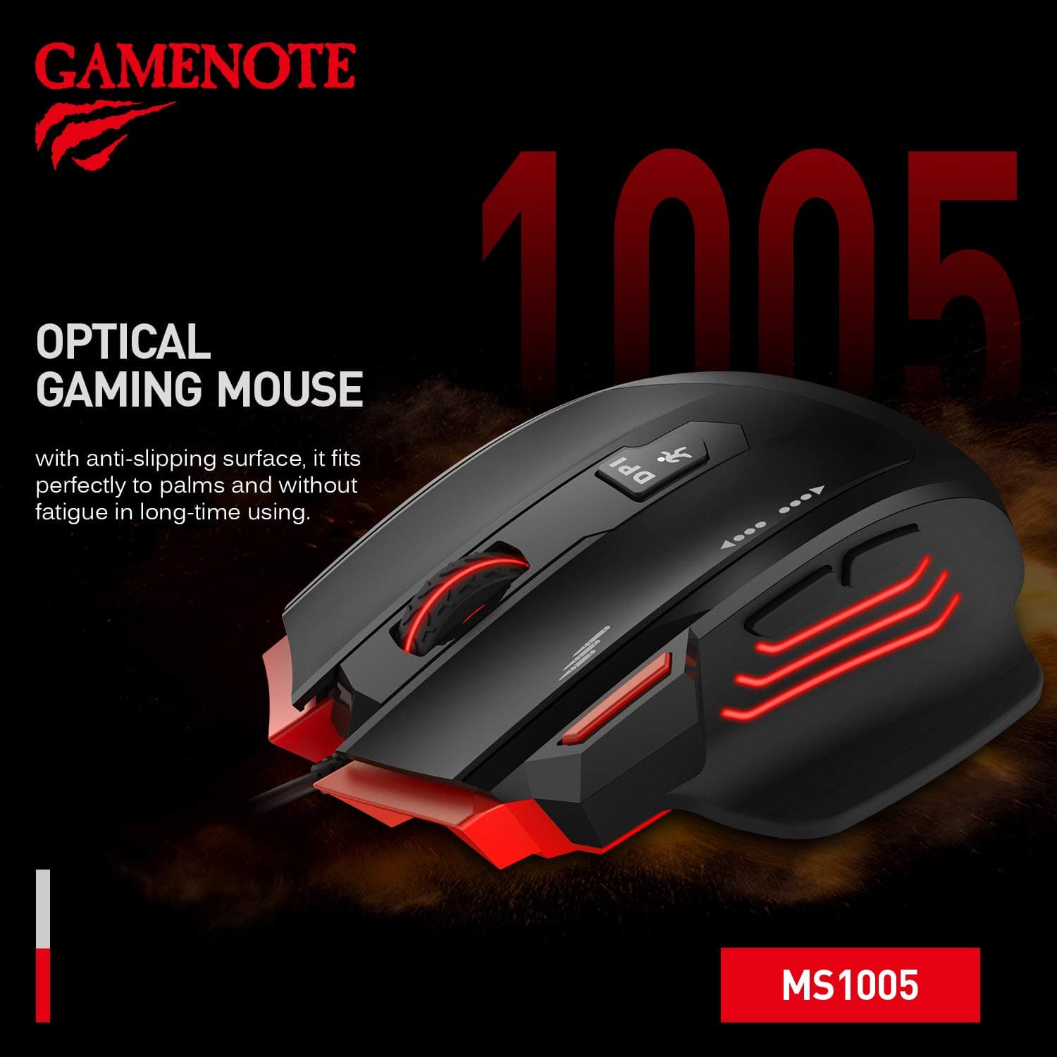 ماوس گیمینگ باسیم GAMENOTE مدل MS1005