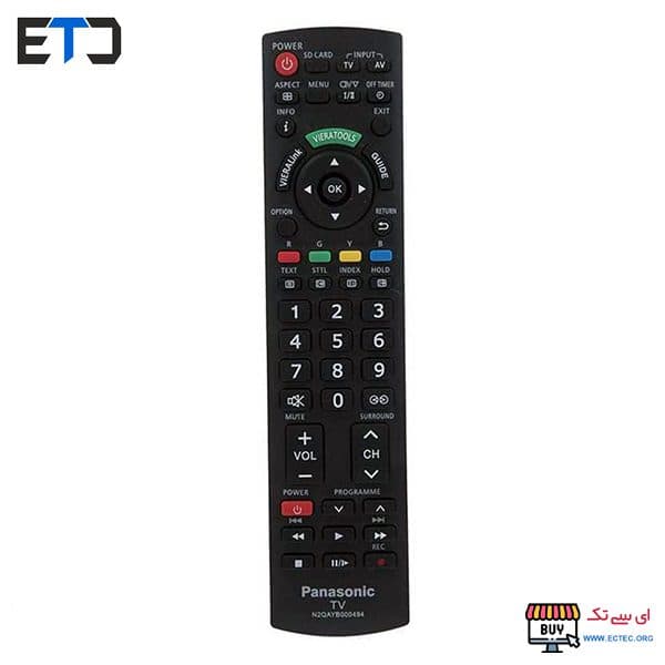 ریموت کنترل تلویزیون پاناسونیک Panasonic N2QAYB000494 — تصویر ۴