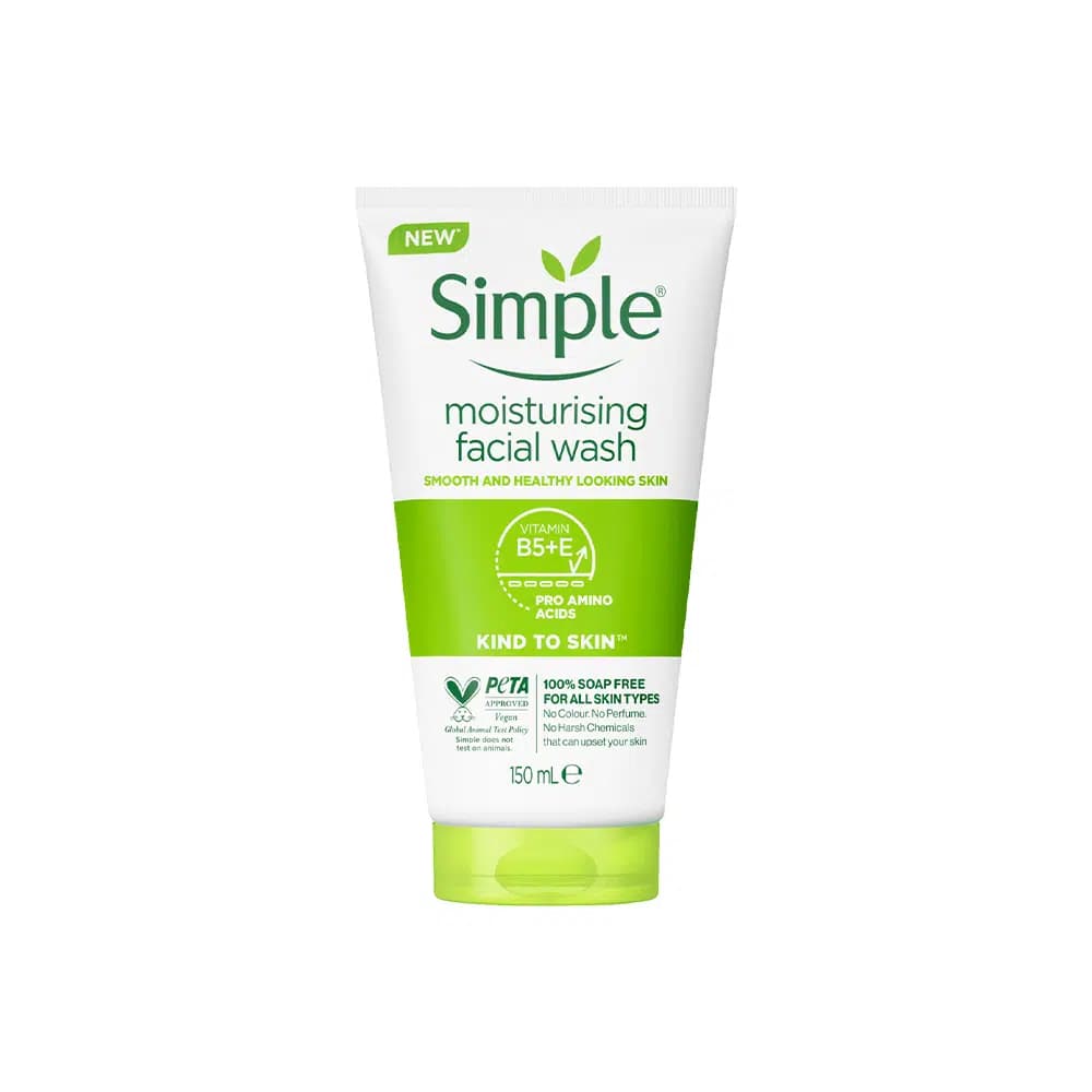 شوینده صورت رطوبت رسان سیمپل Simple