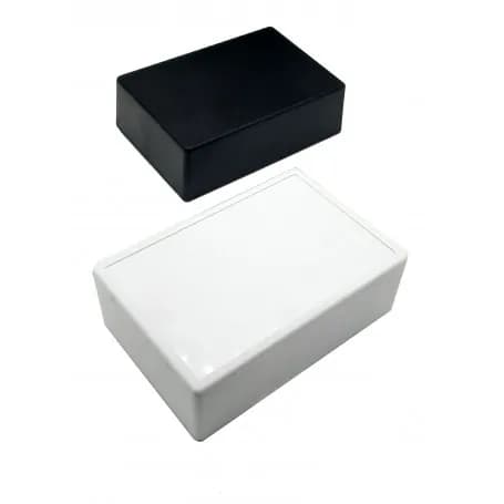 جعبه برد پلاستیکی دو تکه سفید مدل BMD-A سایز 121x81x40 میلیمتر – محفظه پروژه الکترونیکی