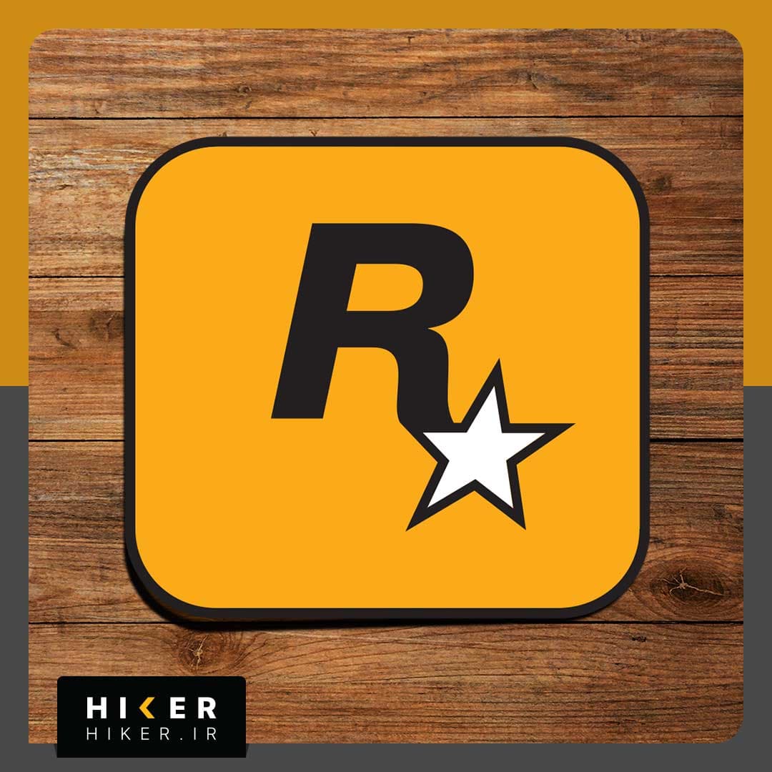 استیکر ۰۷۹۳ (لوگو راکاستار گیمز – Rockstar Games)
