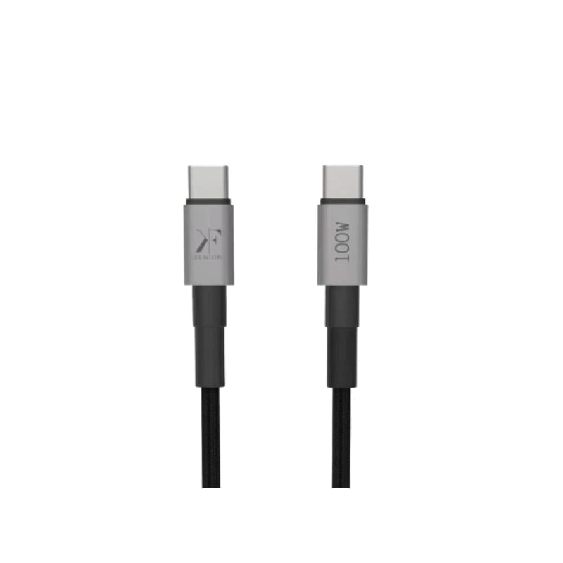 کابل شارژ 100 وات تایپ سی به TYPE-C کی اف سنیور KF Senior مدل S-12