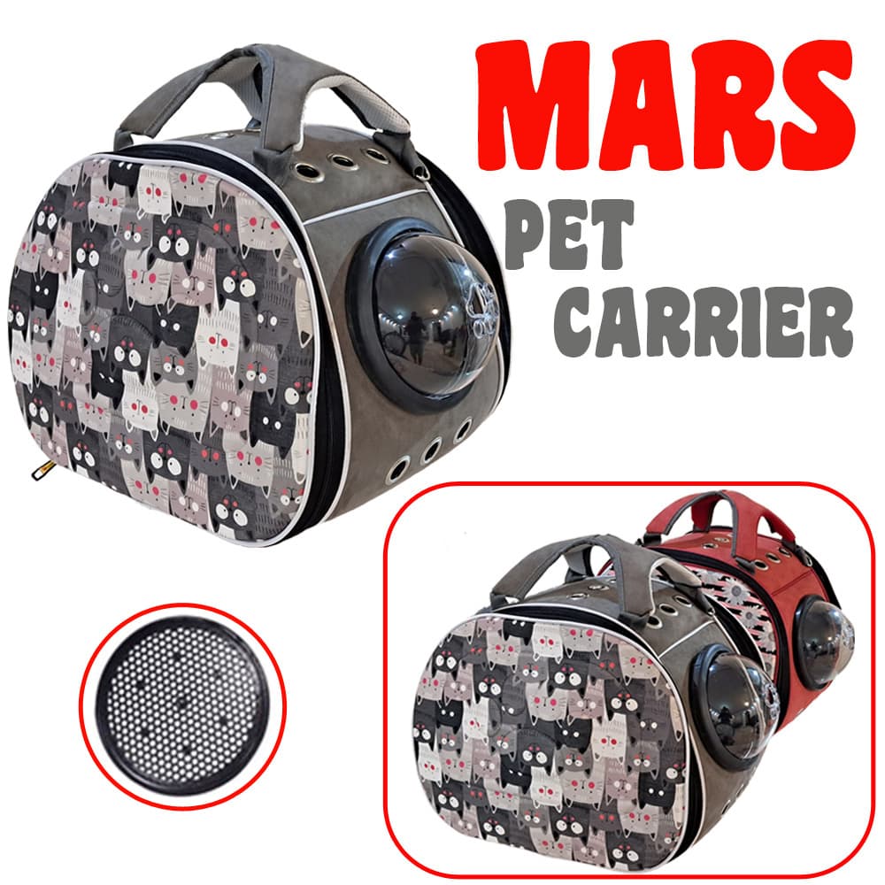 کیف حمل سگ و گربه دو طرف تکسون حباب دار دنیل مدل مارس DANNIEL MARS LD 28