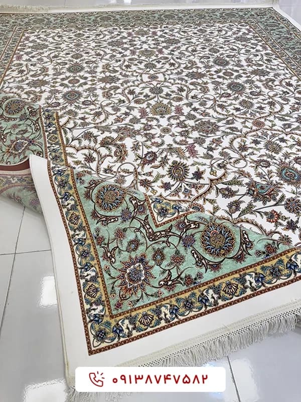 فرش کد 10104 کرم 1500 شانه — تصویر ۳