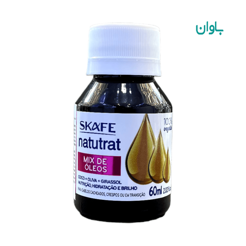 روغن مو میکس شده اسکیف ( نارگیل + آفتابگردان + زیتون ) 60 میل