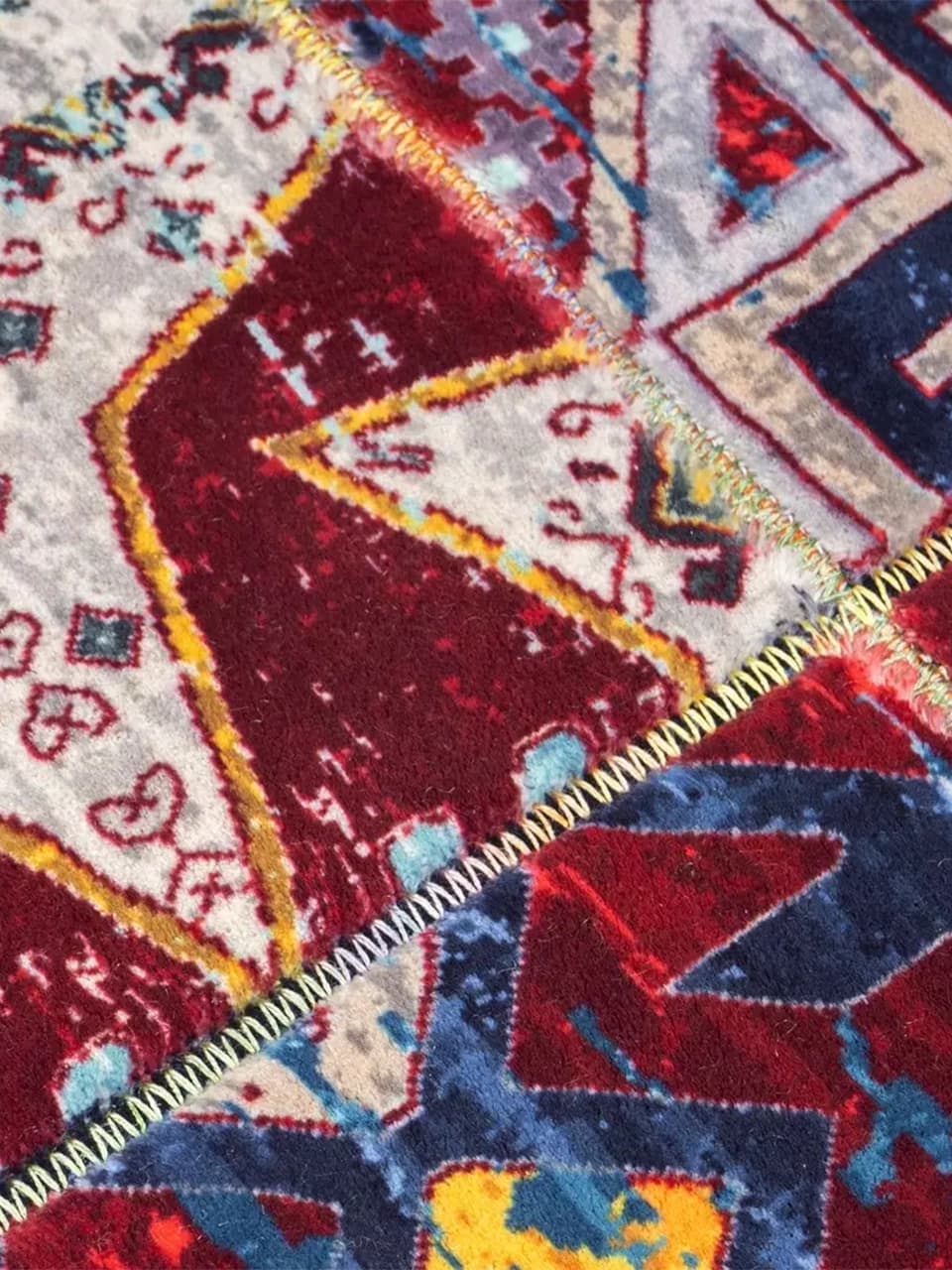 فرش سنتی گرد کد GB11033 تمام رنگ 700 شانه — تصویر ۳
