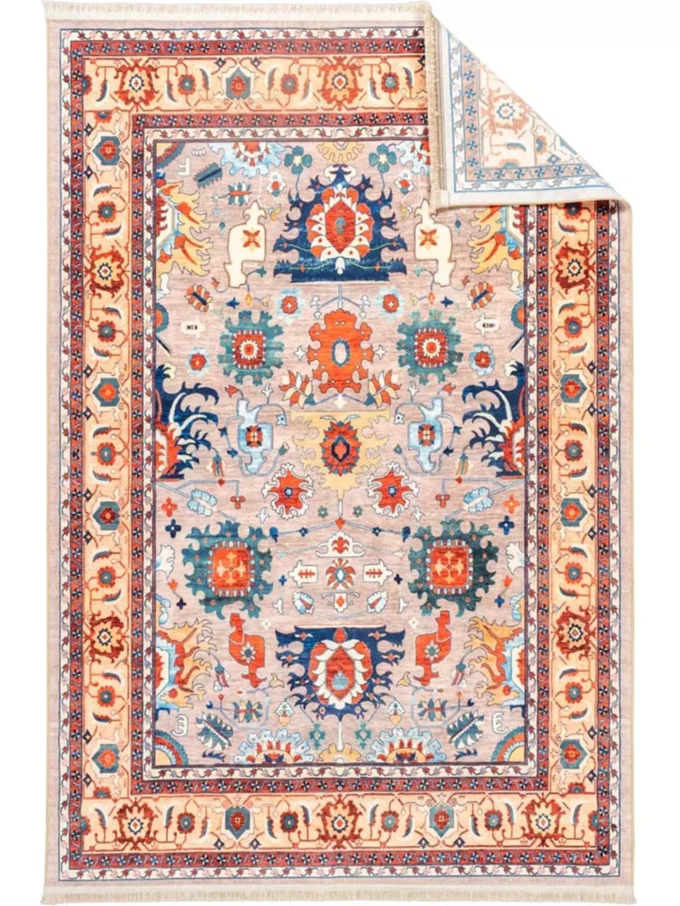 فرش سنتی کد 25CS0260 طوسی 1000 شانه — تصویر ۵