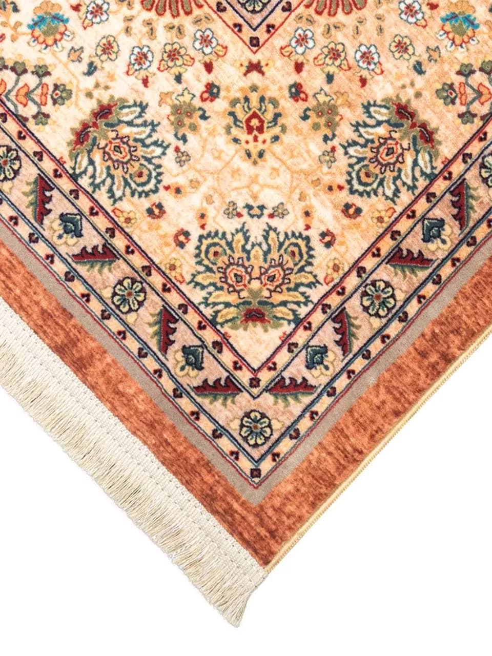 فرش سنتی کد 25CS0170 عنابی 1000 شانه — تصویر ۴