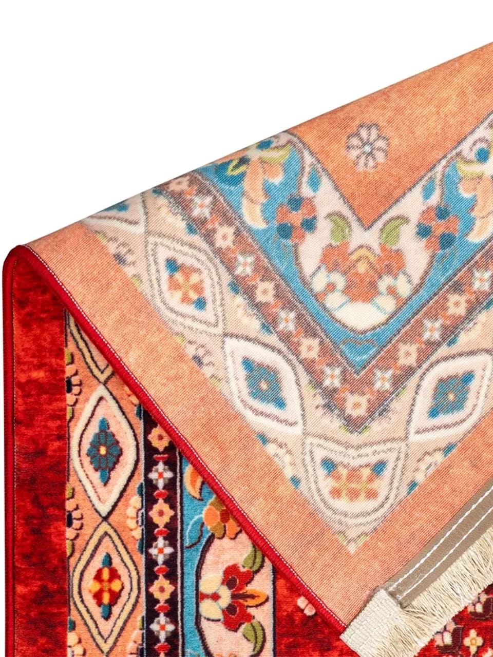 فرش سنتی کد 25CS0230 قرمز 1000 شانه — تصویر ۶