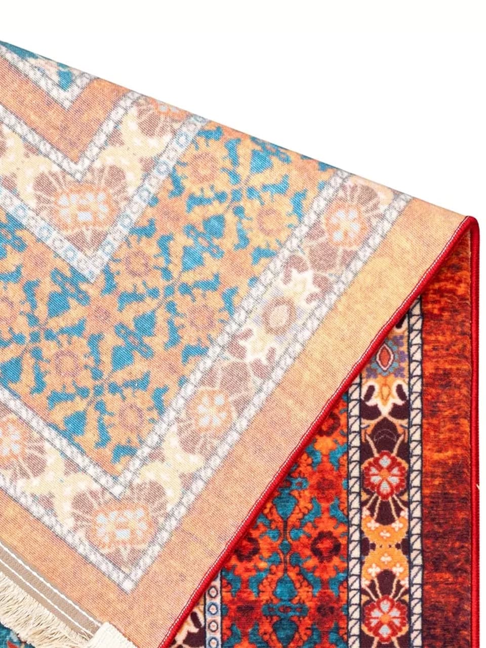 فرش سنتی کد 25CS0250 عنابی 1000 شانه — تصویر ۷