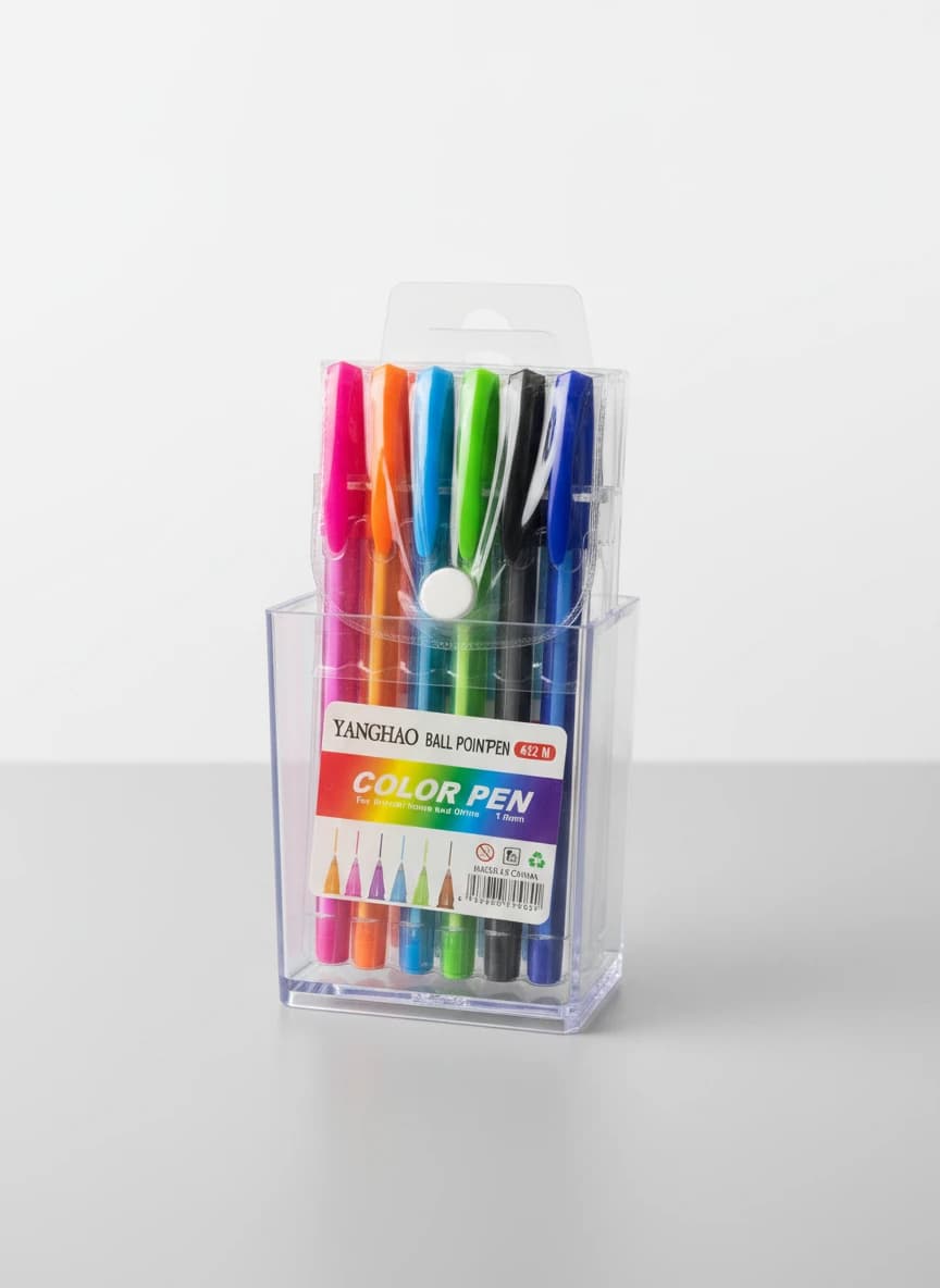 خودکار رنگی نوک 1.0mm بسته 10 عددی مدل YANGHAO