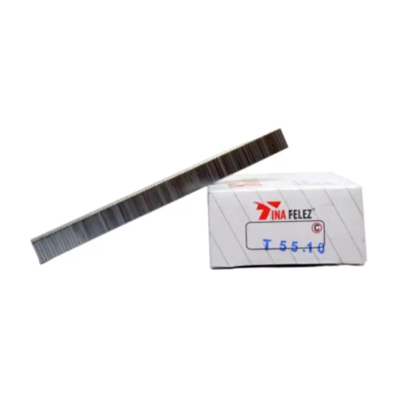سوزن منگنه تینا فلز آسیا مدل T55-10 بسته 1680 عددی