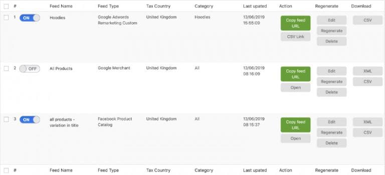 افزونه Product Catalog Feed Pro اتوماسیون بازاریابی برای ووکامرس 5.4.3 — تصویر ۶