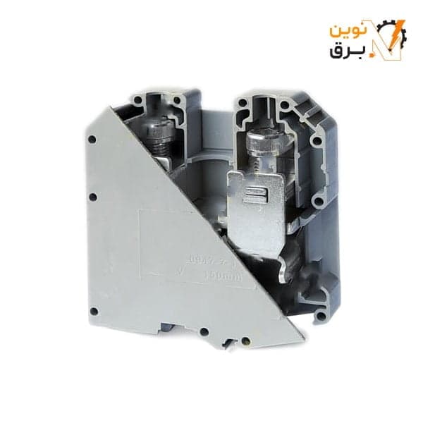 ترمینال ریلی پیچی طوسی رعد سایز 150 سری RT/SU150 (RTP150)