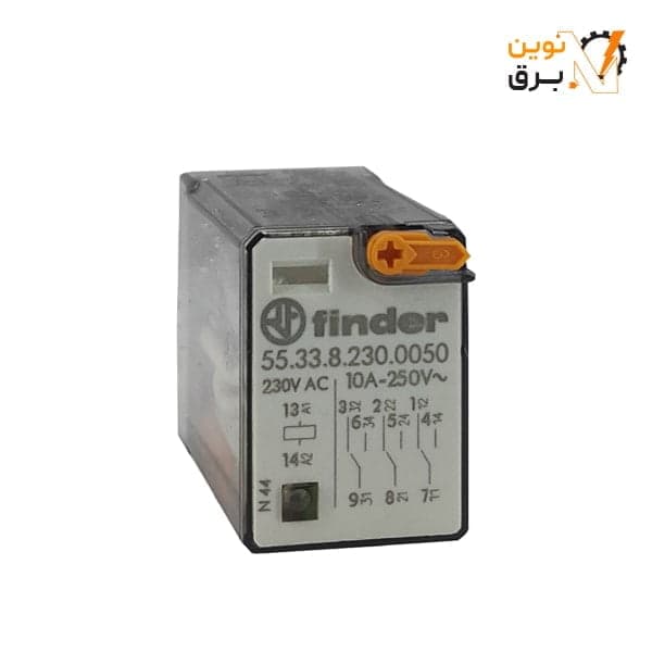 رله شیشه ای چهار کنتاکت 7 آمپر 24 ولت DC فیندر سری 553490240040