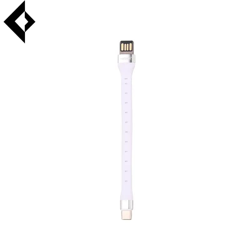 کابل شارژر پاوربانکی تایپ سی هیسکا مدل LX-1015 طول 0.15 متر