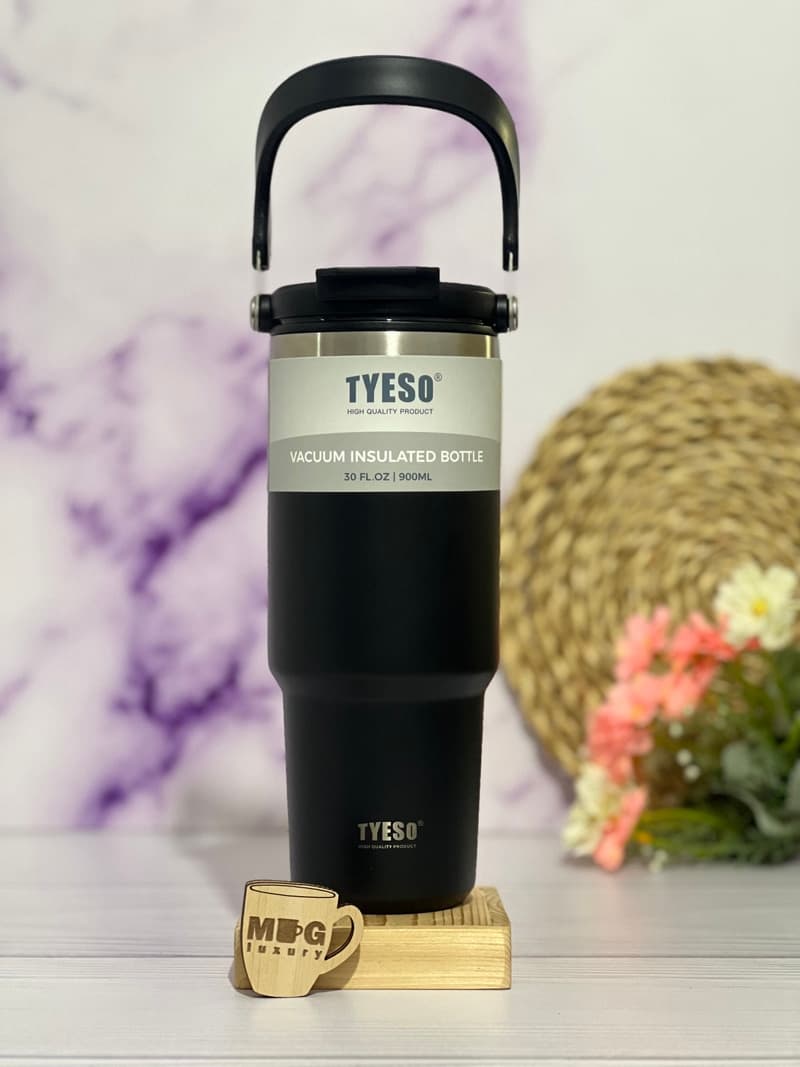 تراول ماگ TYESO سطلی دوحالته 900 میل استیل 304 — تصویر ۷