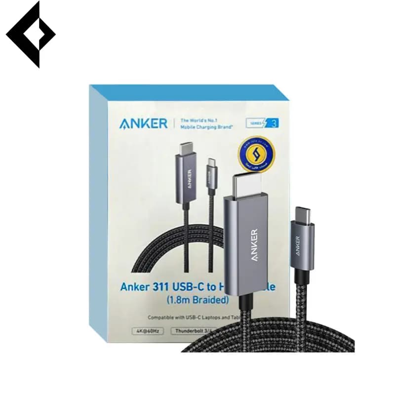 کابل تبدیل تایپ سی به HDMI انکر مدل A8730H11 طول 1.8 متر — تصویر ۲