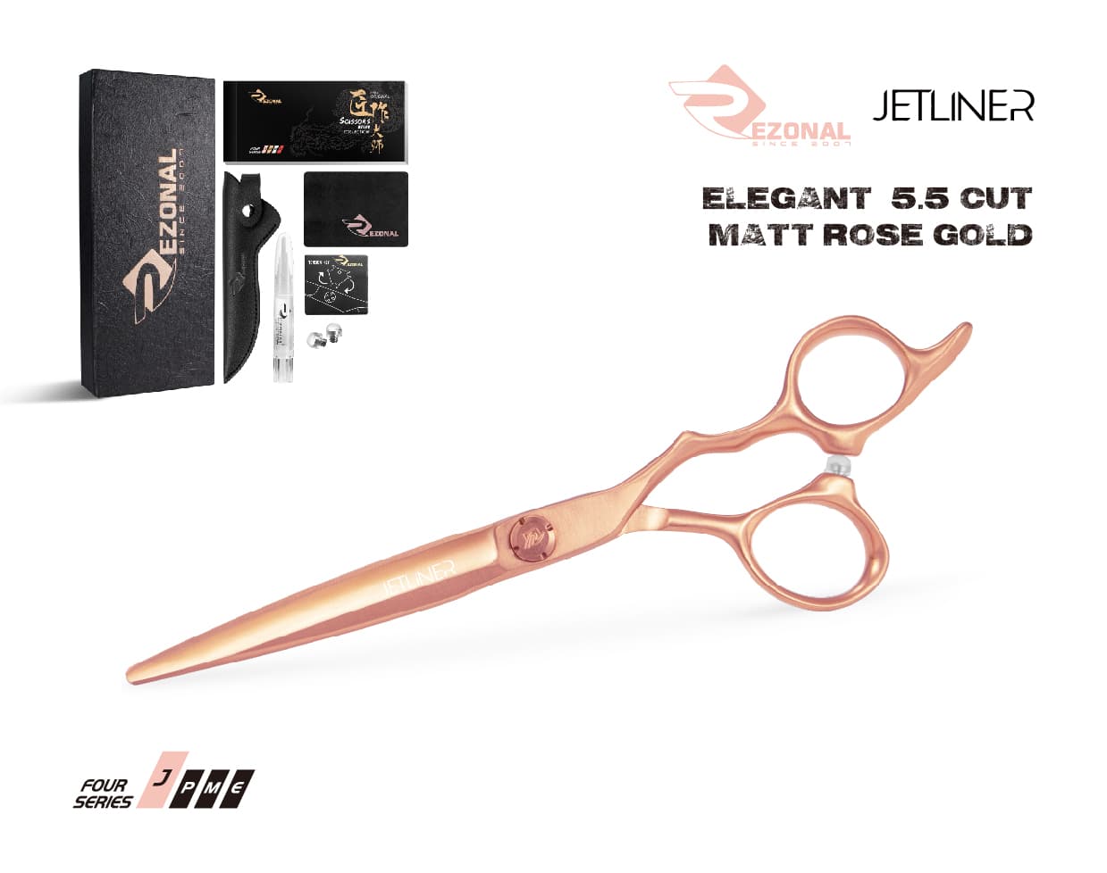 قیچی کات ELEGANT رزگلد رزونال سایز “5.5