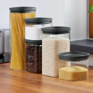جار شیشهای با درب سیلیکونی Glass Jar with Silicone Lid وست مارک — تصویر ۶