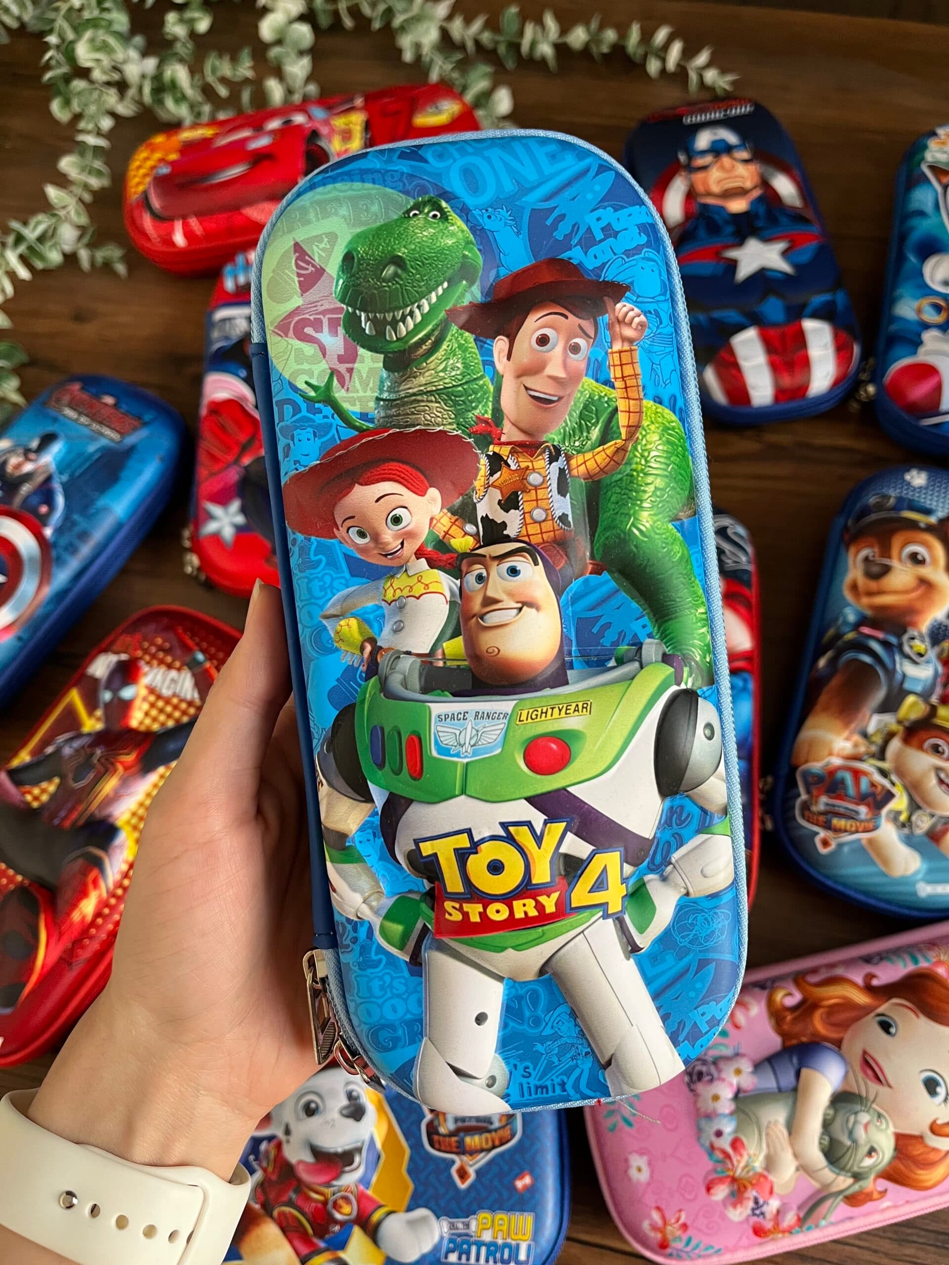 جامدادی سه بعدی برجسته طرح تویز استوری toy story جنس فایبر خارجی