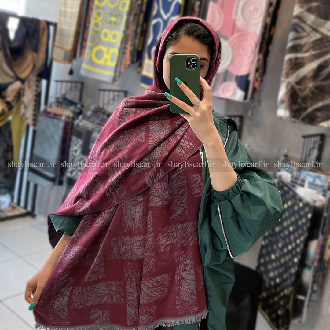 شال موهر وارداتی دو رو — تصویر ۶
