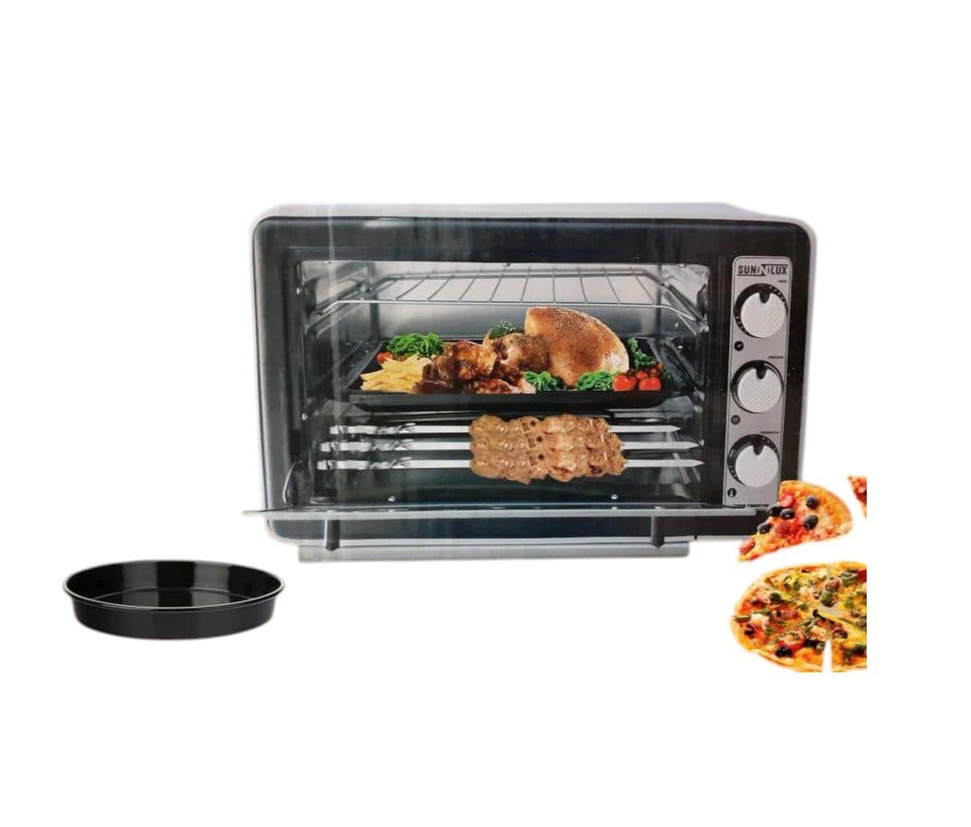 آون توستر ۴۰ لیتری سان لوکس ET-4000S با جوجه گردان، دو سینی