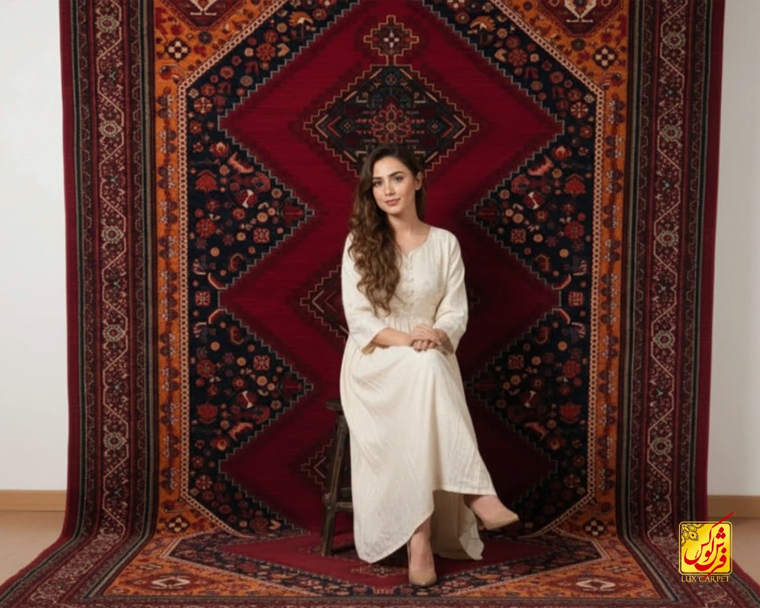 فرش کلاسیک 7023 روناسی — تصویر ۲
