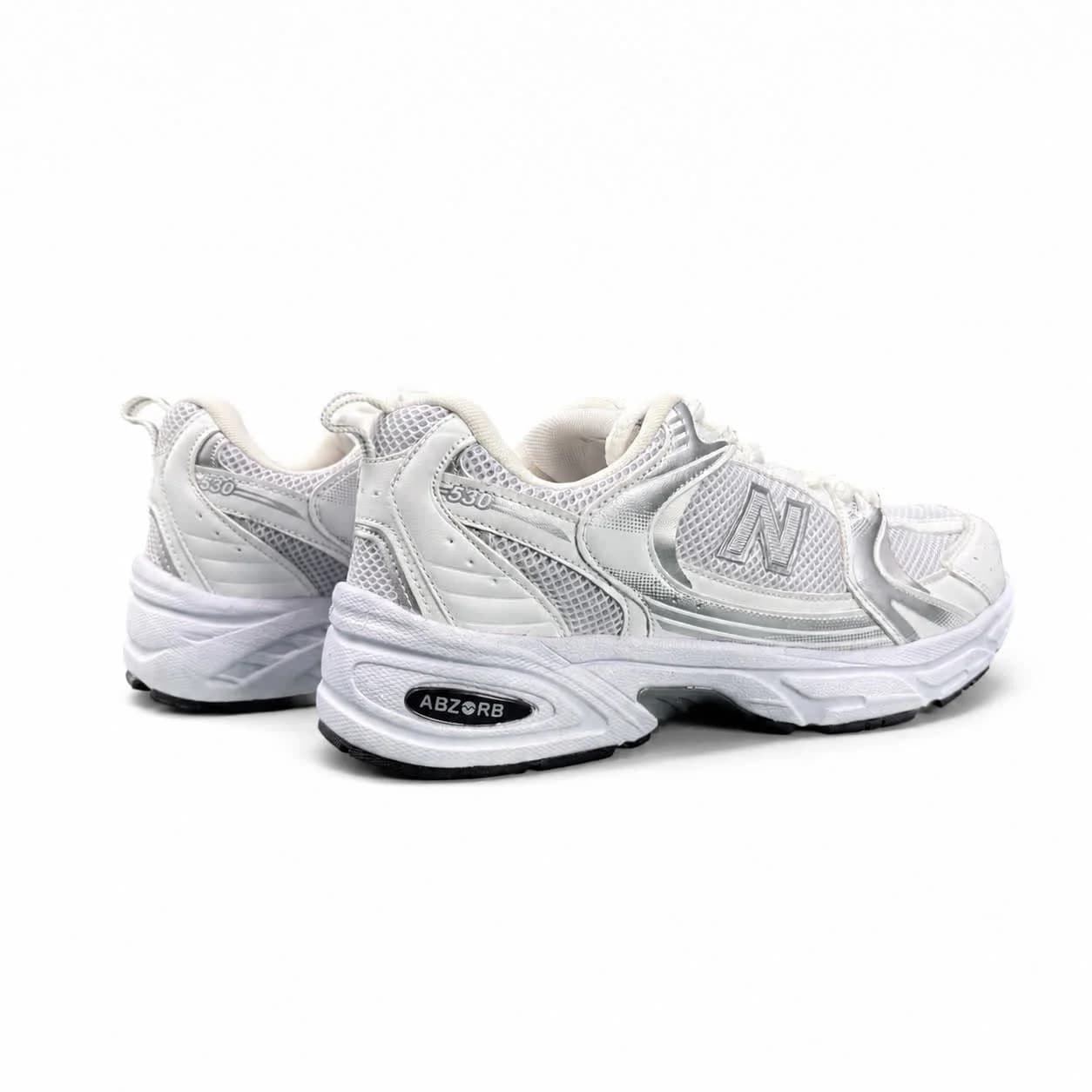 کتونی مردانه مدل نیوبالانس 530 سفید طوسی (کیفیت درحد مستر) New Balance — تصویر ۵