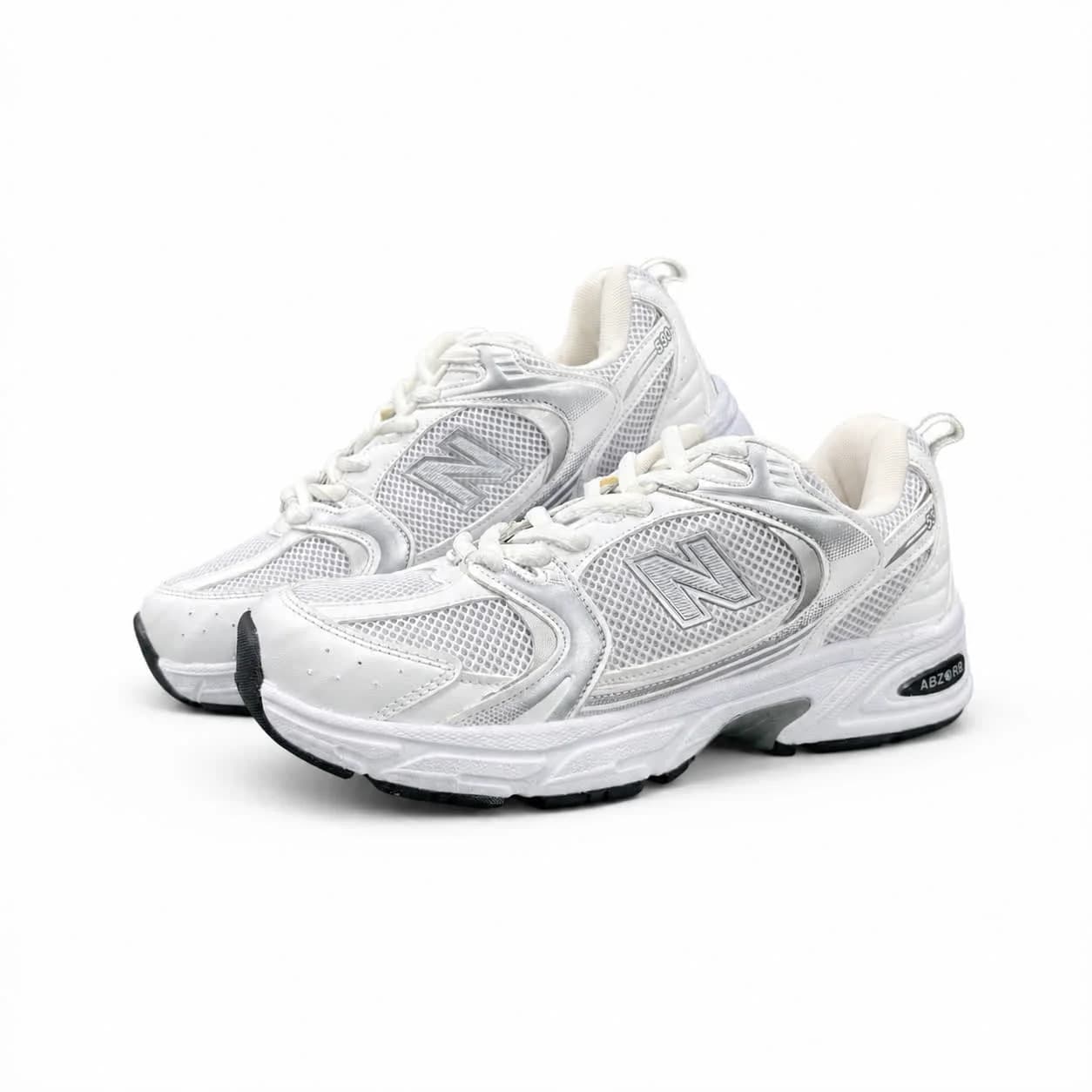 کتونی مردانه مدل نیوبالانس 530 سفید طوسی (کیفیت درحد مستر) New Balance — تصویر ۳