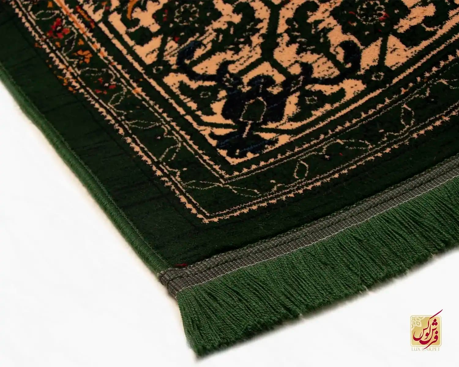 فرش وینتیج 7040 سبز لاکی — تصویر ۸