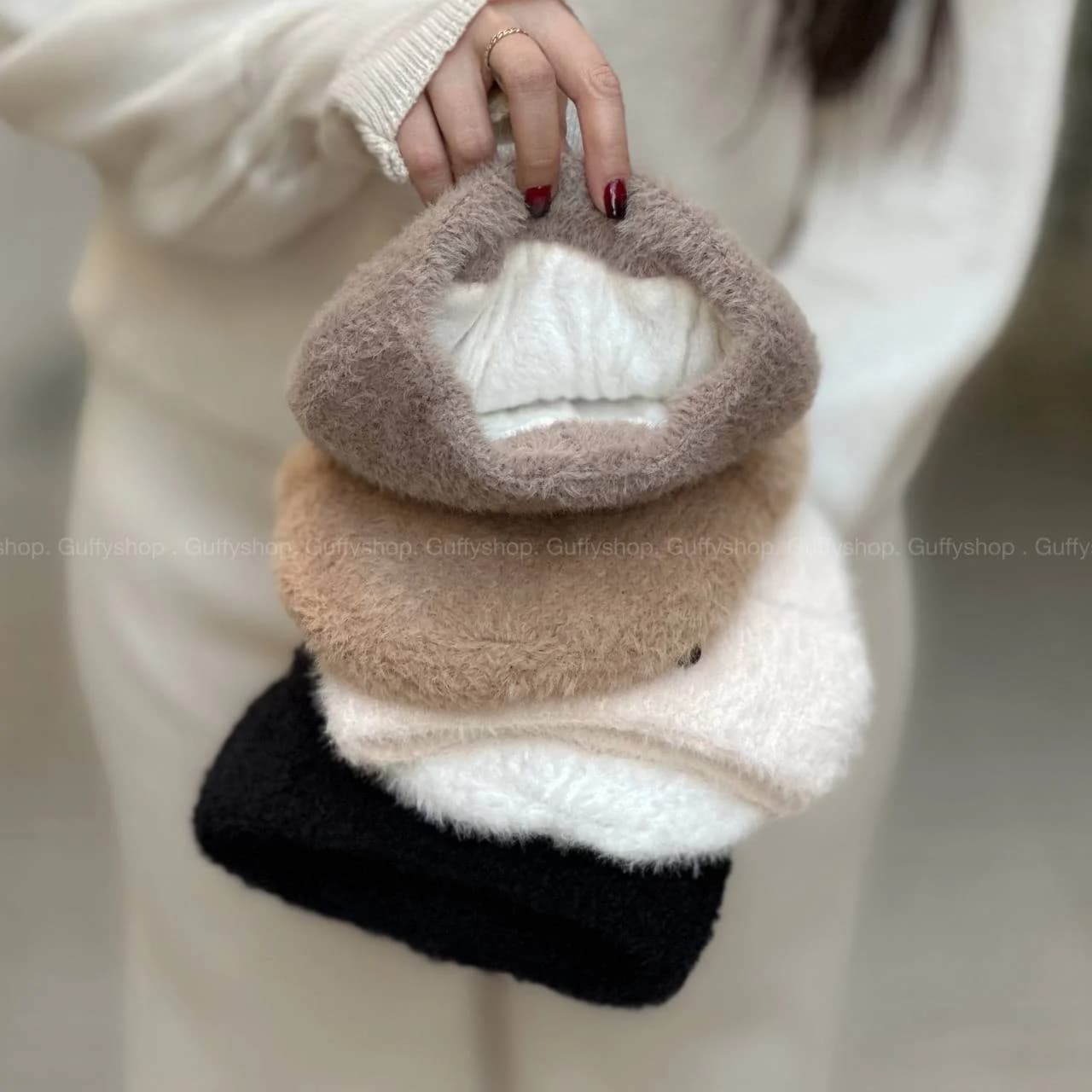 کلاه بافت موهر candy — تصویر ۶