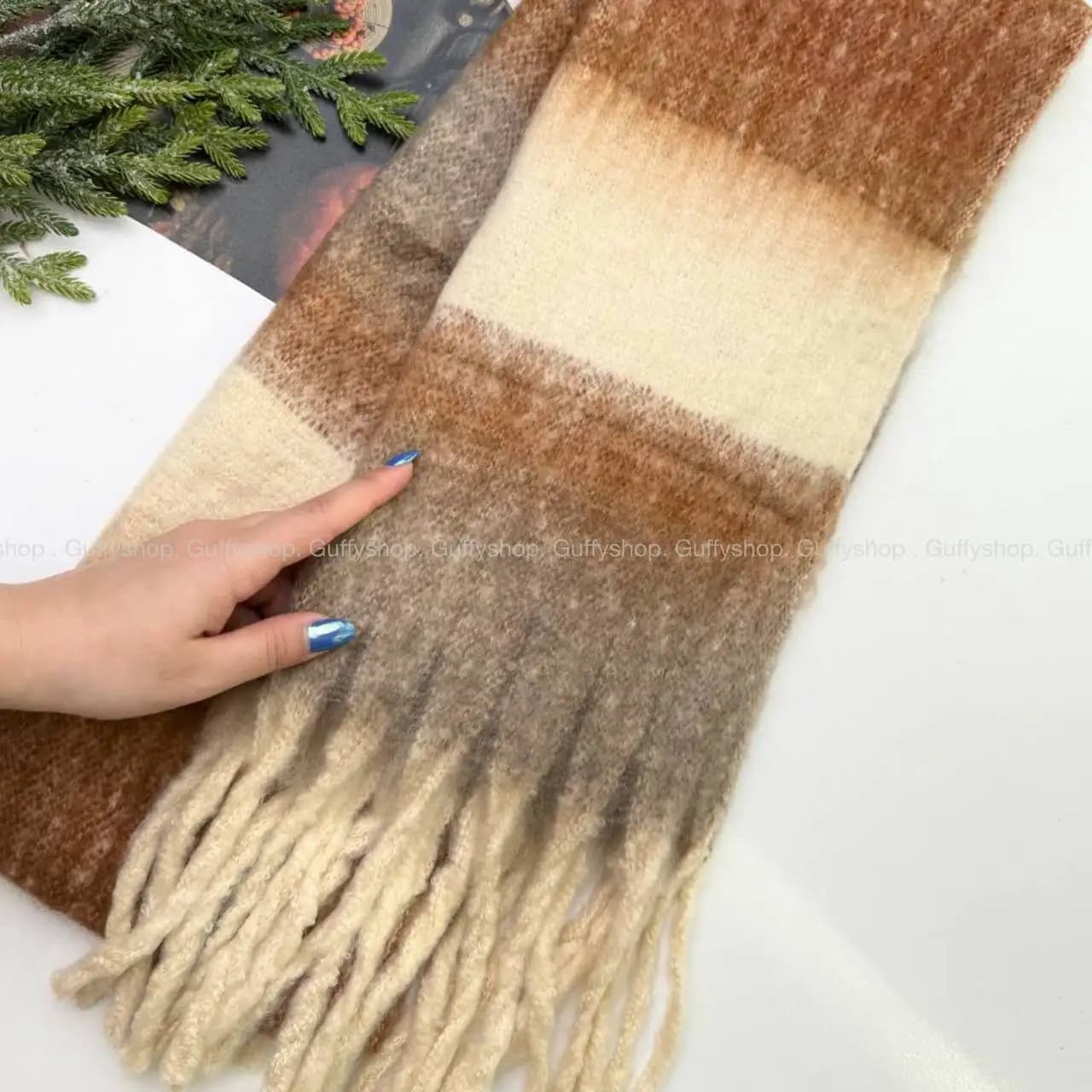 بیگ اسکارف موهر ابرنگی