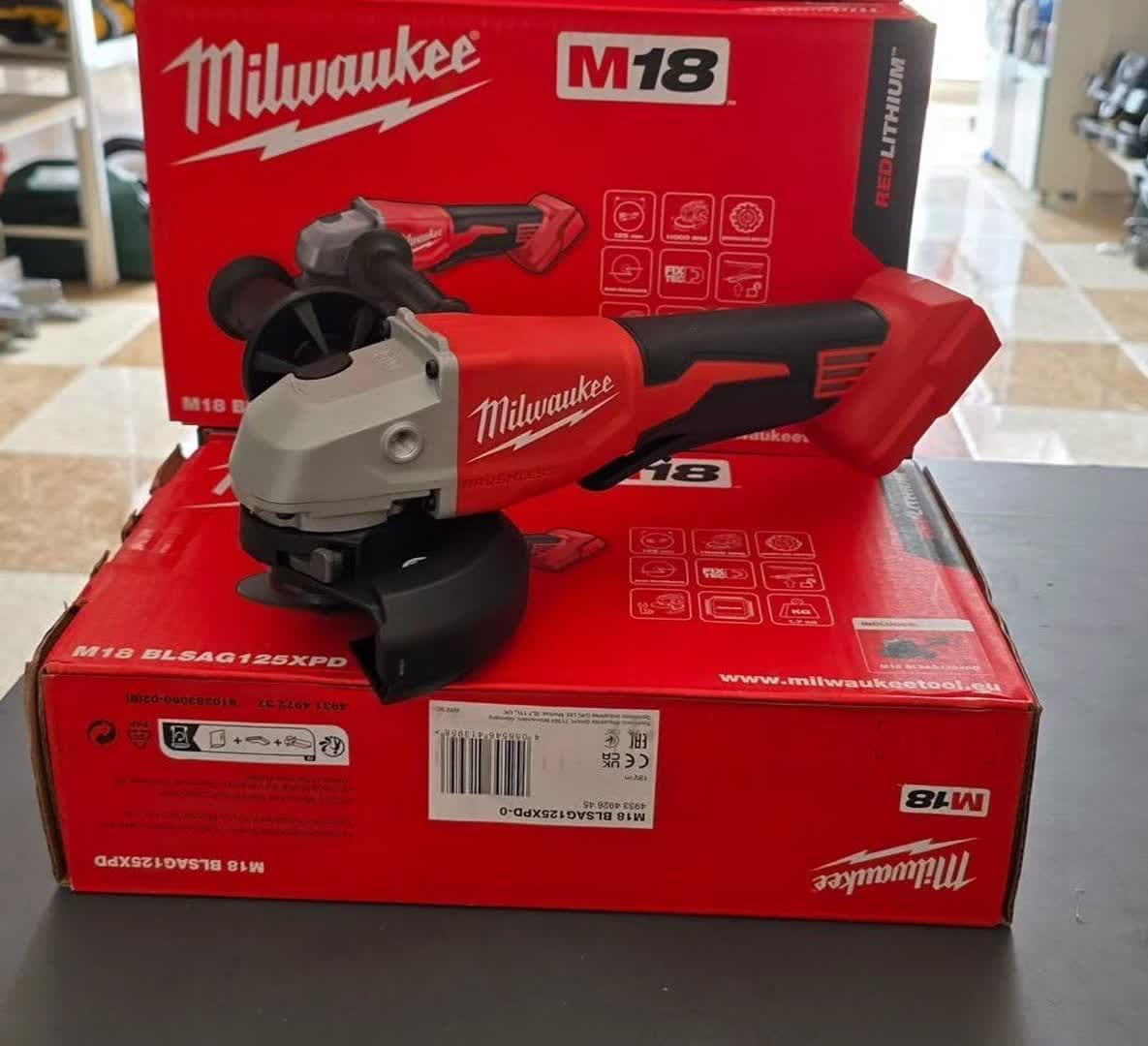 مینی فرز شارژی میلواکی مدل M18blsag125xpd